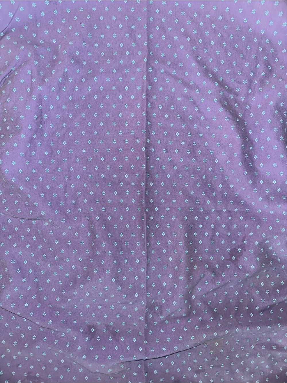 Home. Baby Mauve Floral Dot Cotton Fabric Blanket.